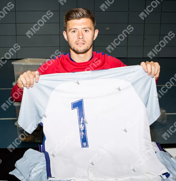 Aaron Cresswell England Back Signed 2016-17 Home Shirt