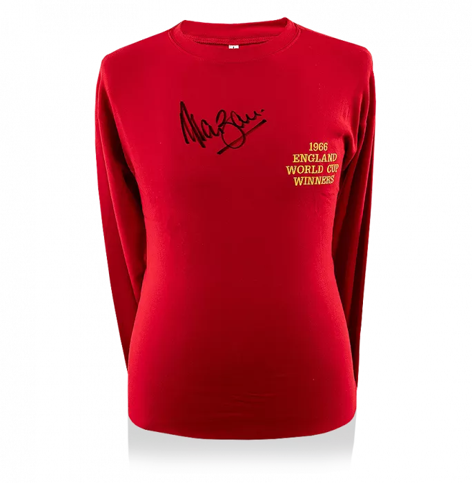 Alan Ball Front Signed England 1966 Shirt: FIFA World Cup Winners Edition