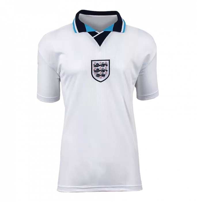 Alan Shearer Back Signed England 1996 Home Shirt In Hero Frame: Option 1