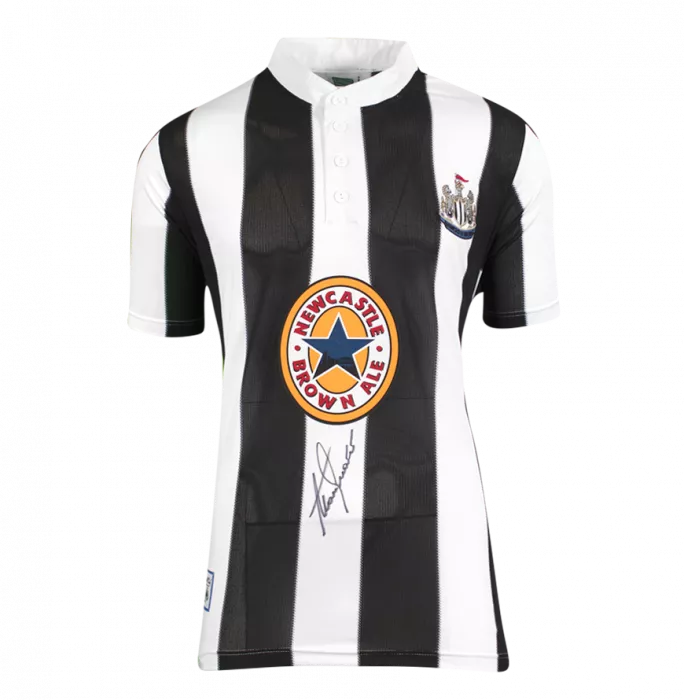 Alan Shearer Front Signed Newcastle 1996-97 Home Shirt In Classic Frame