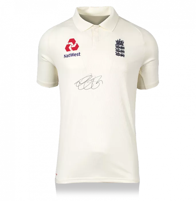 Alastair Cook Front Signed England Cricket Shirt