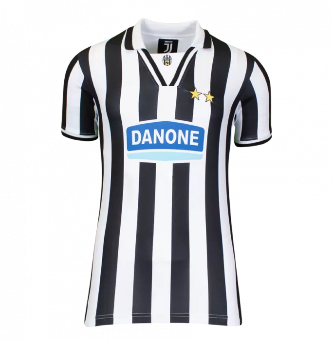 Alessandro Del Piero Back Signed Juventus 1994-95 Home Shirt With Fan Style Numbers In Hero Frame: Option 1