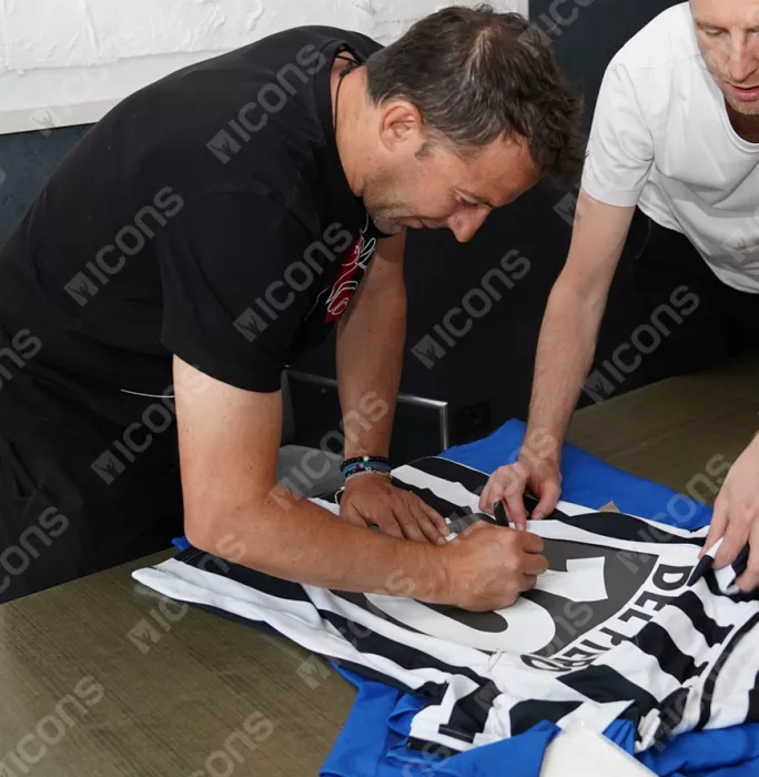 Alessandro Del Piero Back Signed Juventus 1994-95 Home Shirt