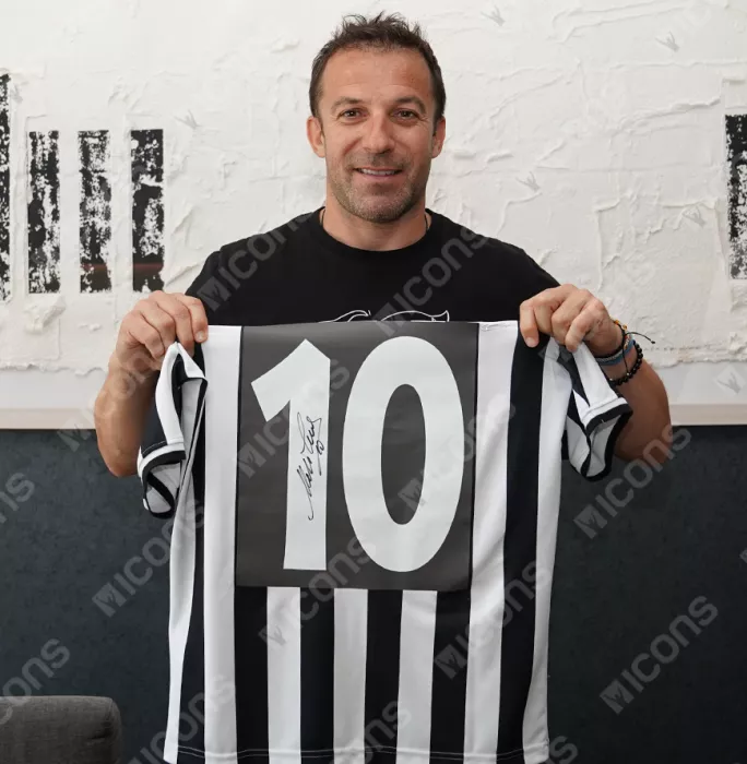 Alessandro Del Piero Back Signed Juventus 1994-95 Home Shirt