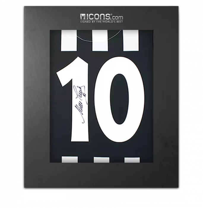 Alessandro Del Piero Back Signed Juventus 1994-95 Home Shirt With Fan Style Numbers In Deluxe Packaging