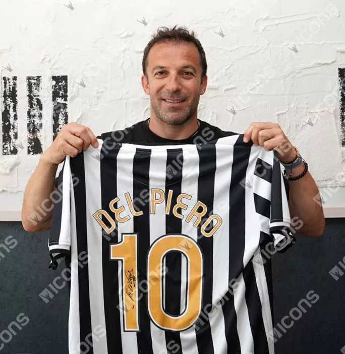 Alessandro Del Piero & Clarence Seedorf Signed Juventus & Real Madrid Shirts In Classic Dual Frame