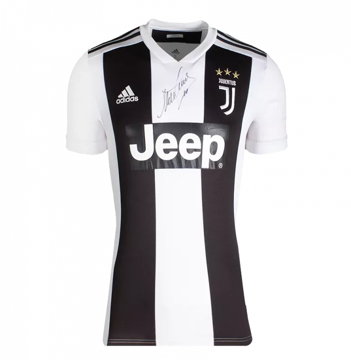 Alessandro Del Piero Front Signed Juventus 2018-19 Home Shirt In Classic Frame