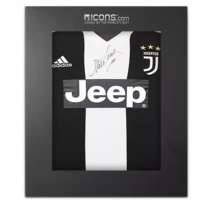 Alessandro Del Piero Front Signed Juventus 2018-19 Home Shirt In Deluxe Packaging