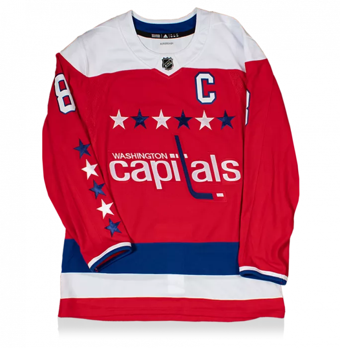 Alex Ovechkin Signed Washington Capitals Ice Hockey Jersey