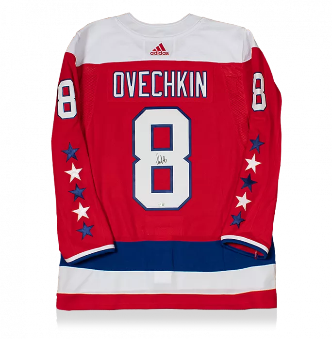 Alex Ovechkin Signed Washington Capitals Ice Hockey Jersey