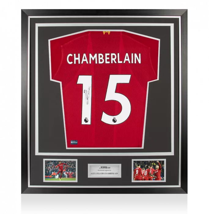 Alex Oxlade-Chamberlain Signed Liverpool 2019-20 Home Shirt In Classic Frame