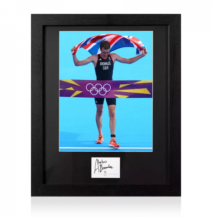 Alistair Brownlee Signed Team GB Card and Photo Frame: Option 1
