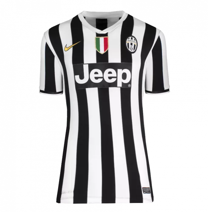 Andrea Pirlo Back Signed Juventus 2013-14 Home Shirt: Scudetto Edition