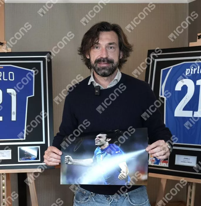 Andrea Pirlo Official 2006 FIFA World Cup™ Signed Italy Photo: FIFA World Cup Winner