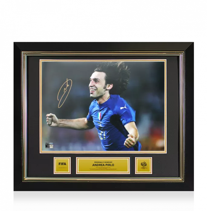 Andrea Pirlo Official 2006 FIFA World Cup™ Signed Italy Photo: FIFA World Cup Winner