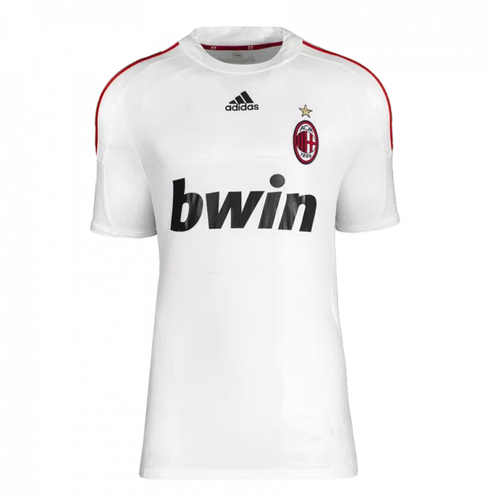 Andrea Pirlo Official AC Milan Back Signed And Framed 2008-09 Away Shirt