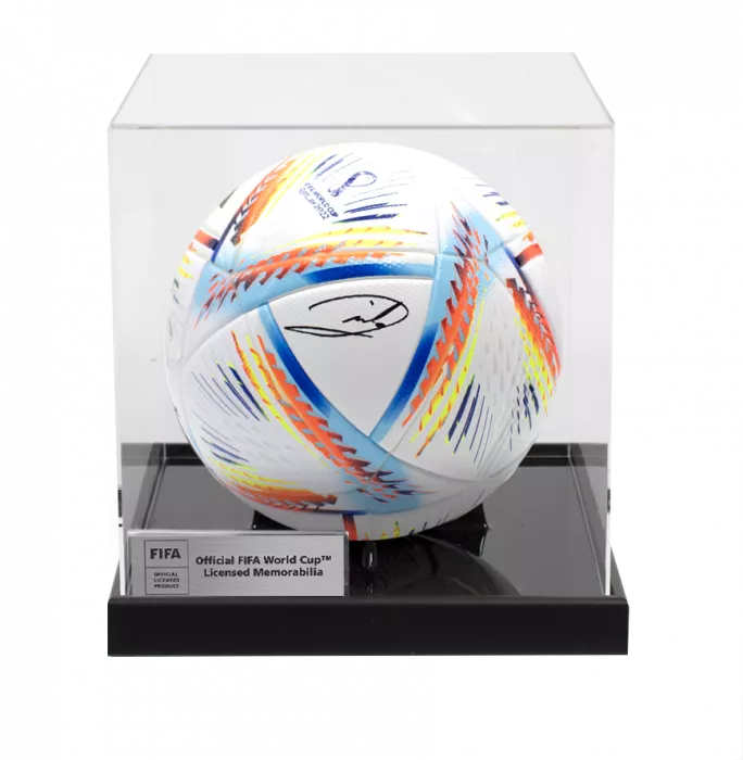 Andrea Pirlo Official FIFA World Cup™ Signed Football In Acrylic Case