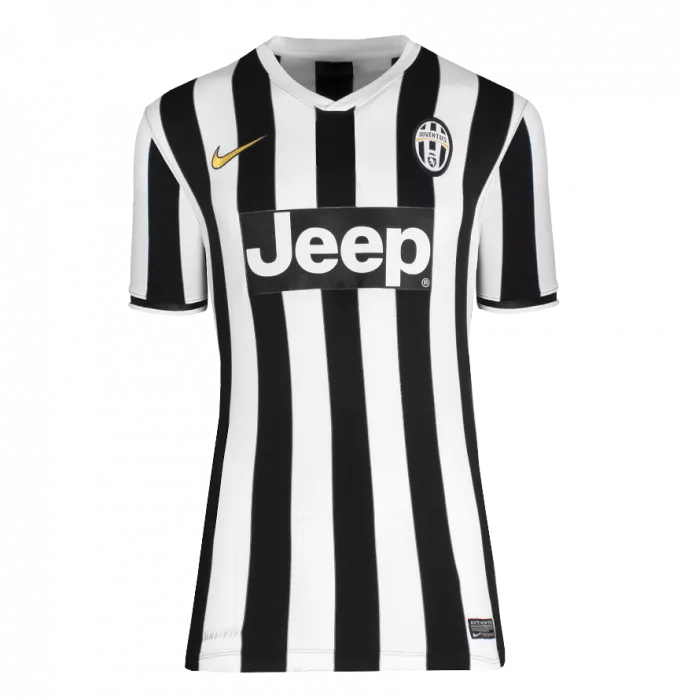 Andrea Pirlo Official UEFA Champions League Back Signed And Hero Framed Juventus 2015-16 Home Shirt