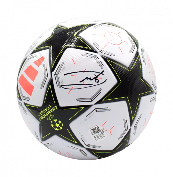 Andrea Pirlo Official UEFA Champions League Signed Football In Acrylic Case