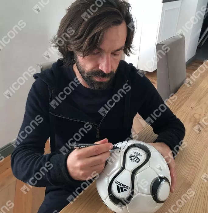 Andrea Pirlo Signed Adidas Teamgeist Football