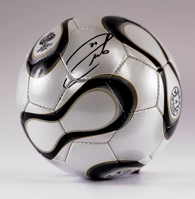 Andrea Pirlo Signed Adidas Teamgeist Football