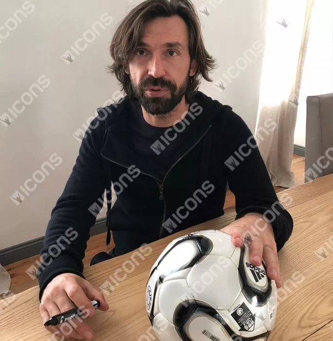 Andrea Pirlo Signed Adidas Teamgeist Football