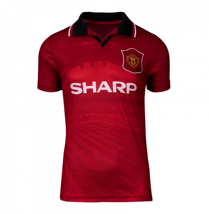 Andrei Kanchelskis Front Signed Manchester United 1996 1996-97 Home Shirt