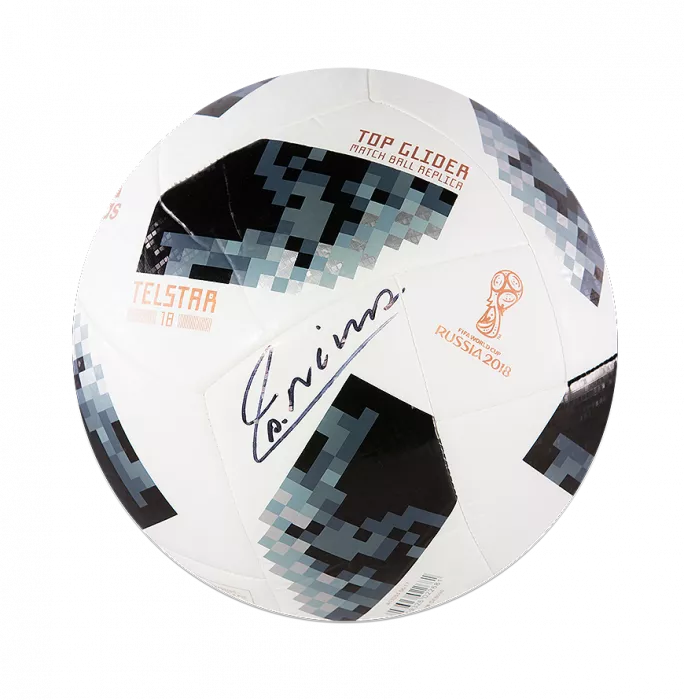 Andres Iniesta Signed 2018 FIFA World Cup Telstar 18 Football