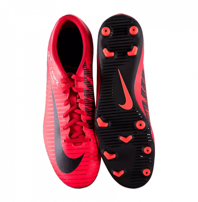 Andres Iniesta Signed Red And Black Nike Mercurial Boot