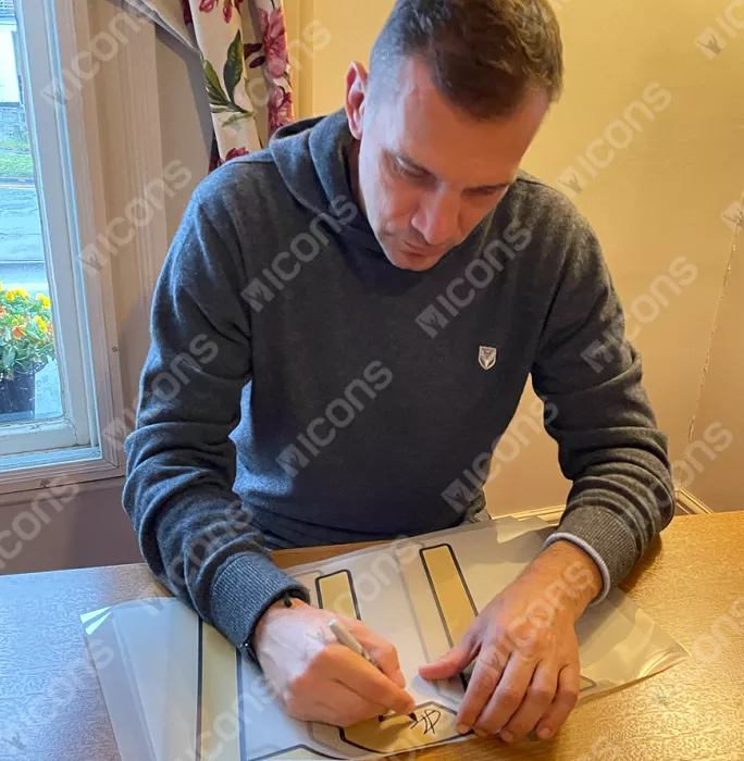 Andriy Shevchenko Official AC Milan Back Signed And Framed 1988 Home Shirt With Fan Style Numbers