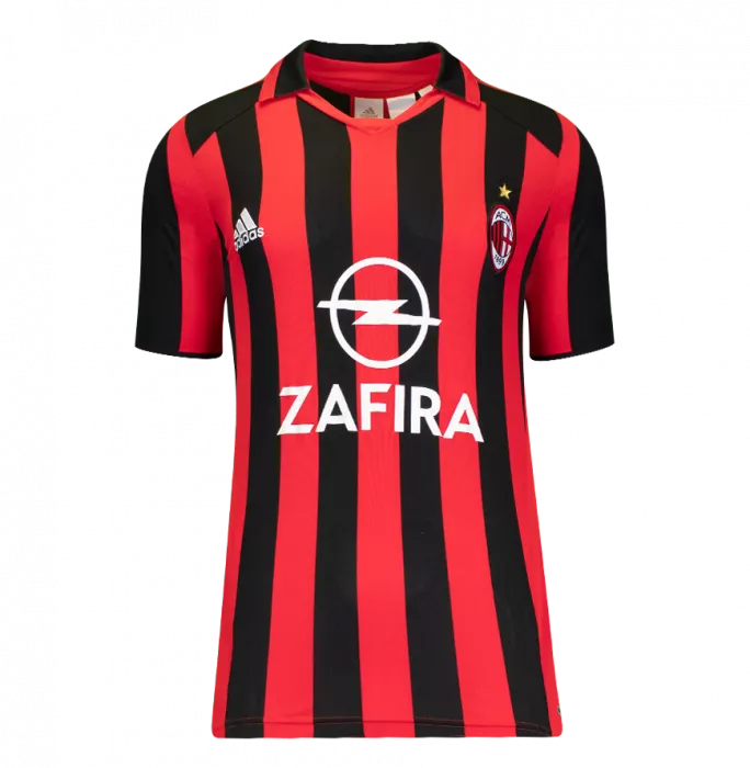 Andriy Shevchenko Official AC Milan Back Signed And Framed 2005-06 Home Shirt