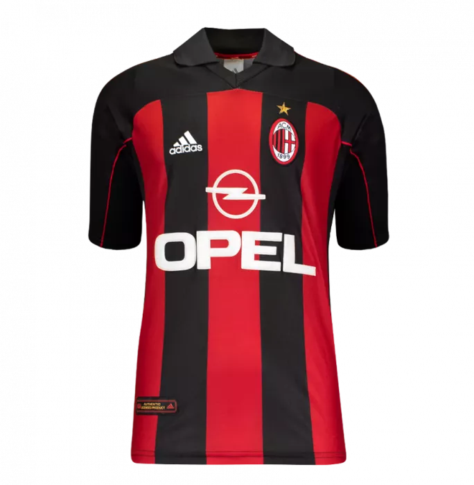 Andriy Shevchenko Official AC Milan Back Signed And Framed 2000-02 Home Shirt