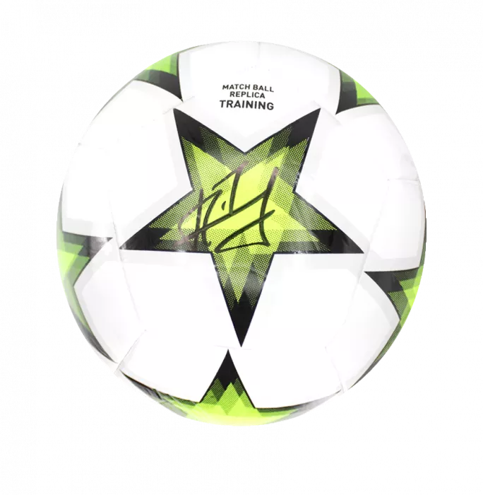 Andriy Shevchenko Signed UEFA Champions League Football In Acrylic Case