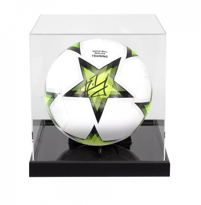 Andriy Shevchenko Signed UEFA Champions League Football In Acrylic Case