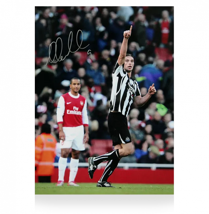 Andy Carroll Signed Newcastle United Photo: Geordie Hero