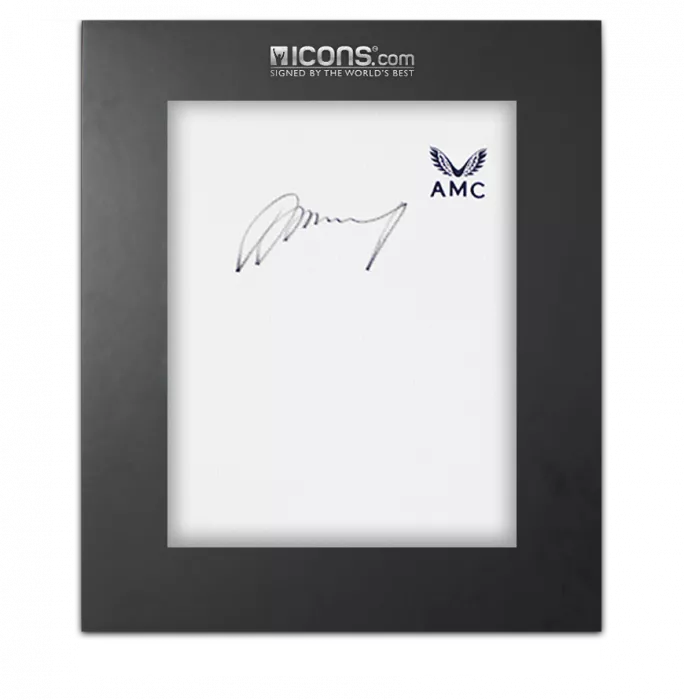 Andy Murray Signed White Castore AMC Tennis Shirt In Deluxe Packaging