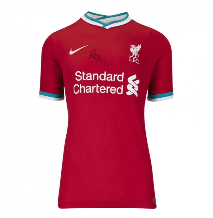 Andy Robertson Front Signed Liverpool FC 2020-21 Home Shirt