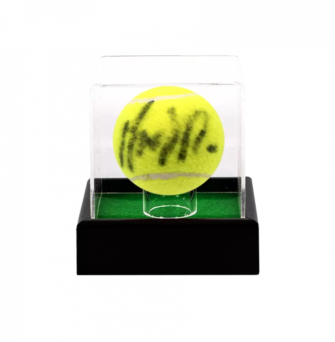Andy Roddick Signed Penn Tennis Ball In Acrylic Case