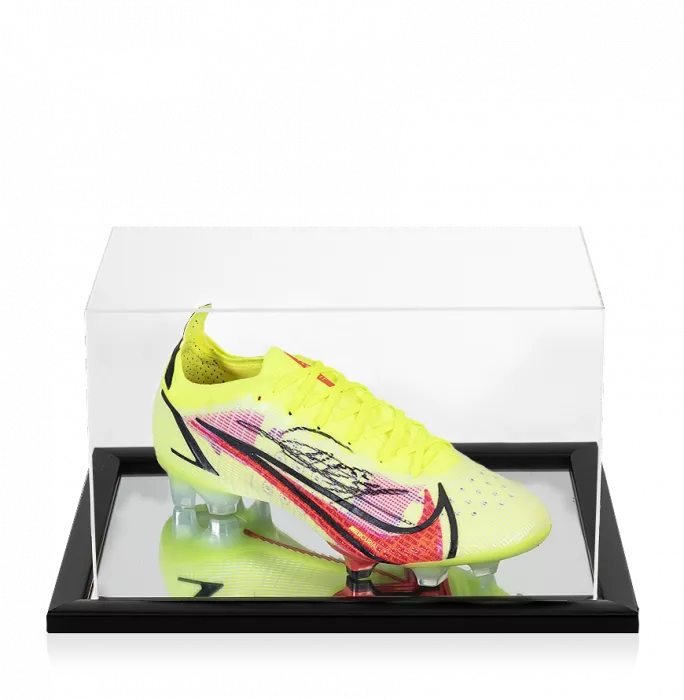 Ansu Fati Signed Nike Mercurial Vapor XIV Elite Boot In Acrylic Case