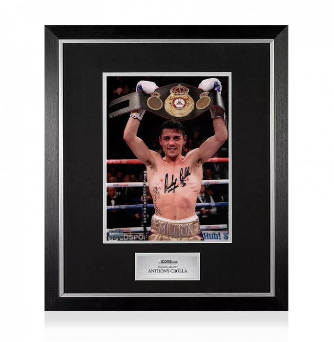 Anthony Crolla Signed Photo In Premium Photo Frame