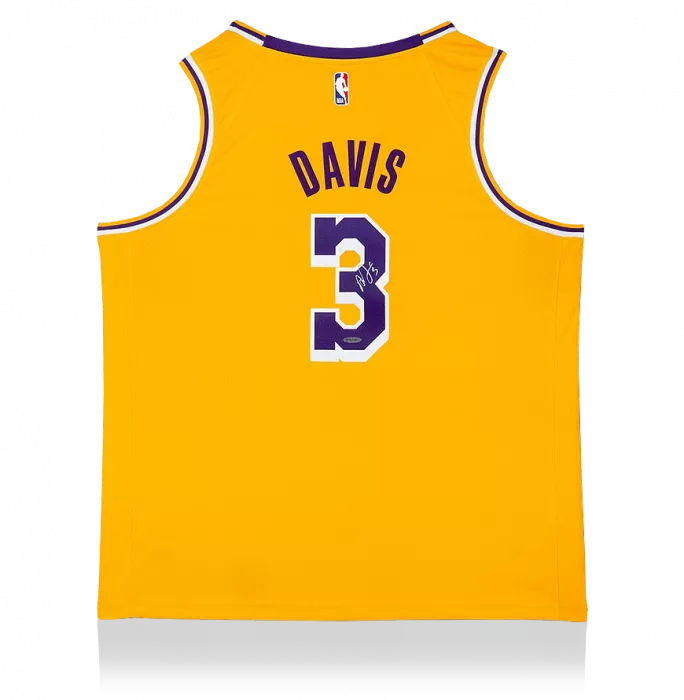 Anthony Davis Signed Los Angeles Lakers Home Jersey