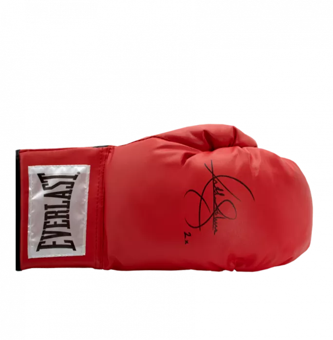 Anthony Joshua Signed Everlast Boxing Glove - 2x Inscription