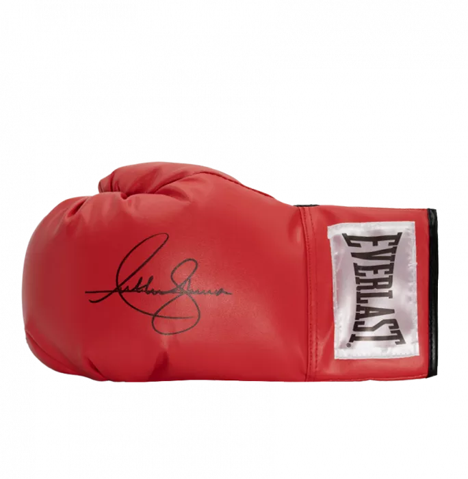 Anthony Joshua Signed Everlast Boxing Glove In Acrylic Case