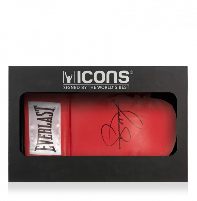 Anthony Joshua Signed Everlast Boxing Glove In Deluxe Packaging
