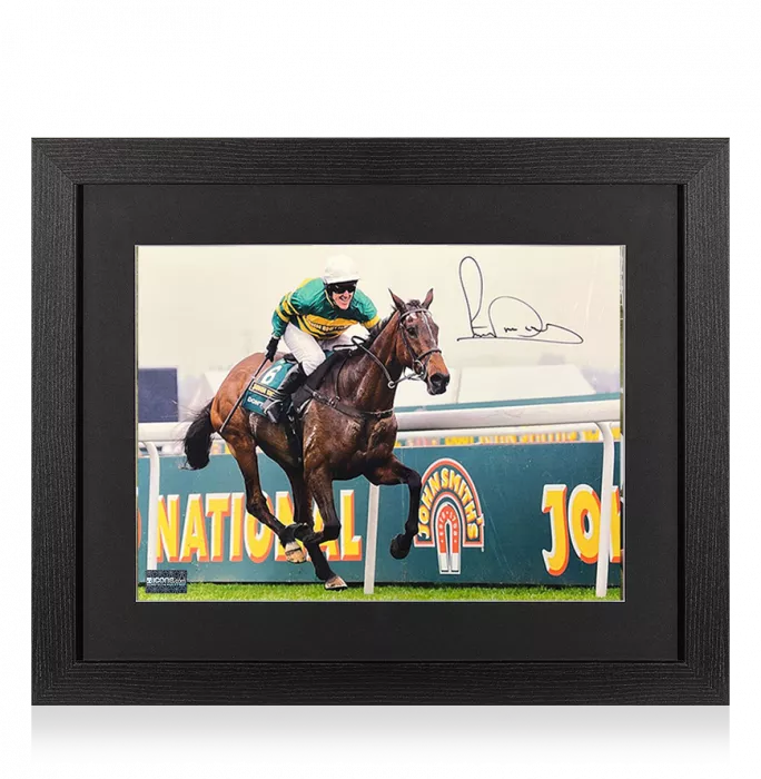 AP McCoy Signed Photo In Black Wooden Frame: 2010 Grand National Winner