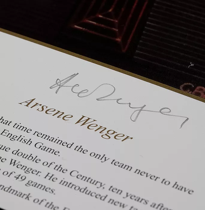 Arsene Wenger Signed Special Edition Arsenal Print: Farewell To Highbury