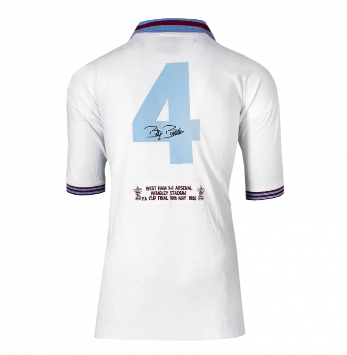 Billy Bonds Back Signed West Ham 1980 Home Shirt In Classic Frame