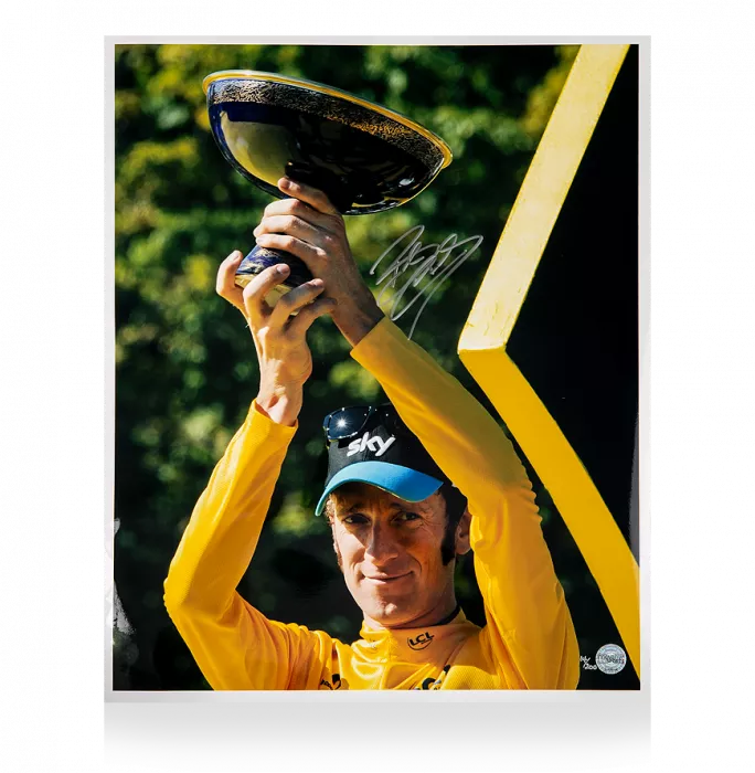 Bradley Wiggins Signed Limited Edition Photo: 2012 Tour De France Coupe Omnisports Winner