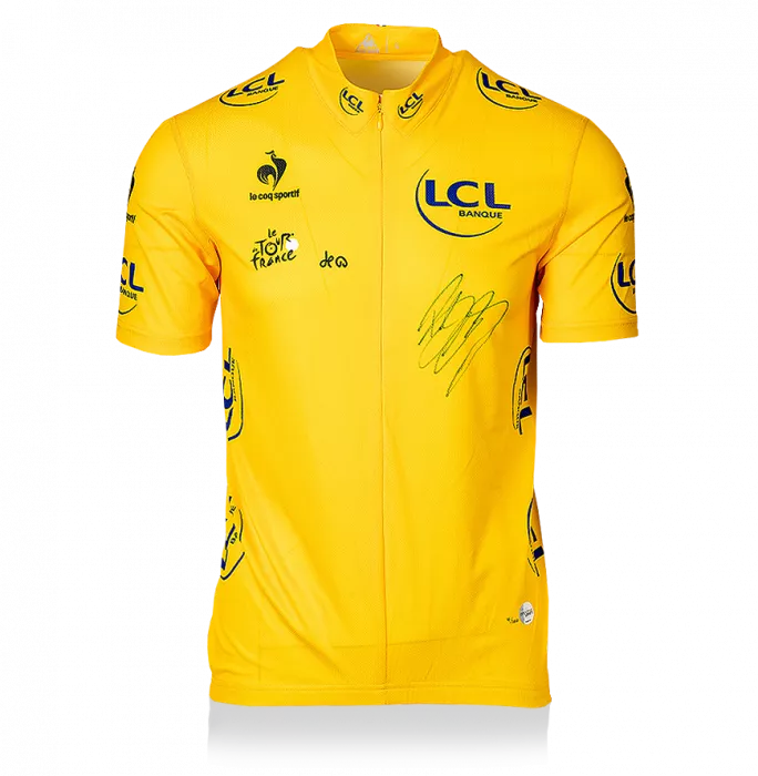 Bradley Wiggins Signed Limited Edition Yellow Tour de France Jersey