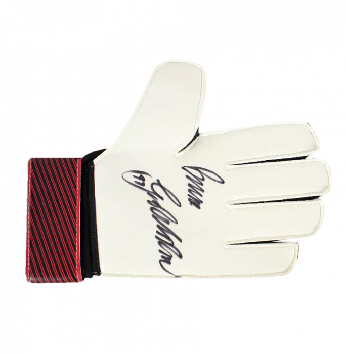 Bruce Grobbelaar Signed Goalkeeper Glove: Umbro